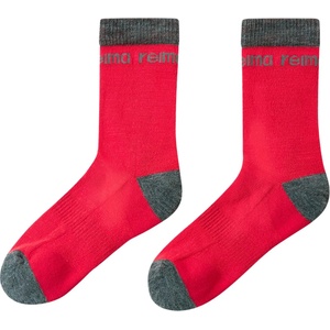 Reima Детски мериносови чорапи Reima Kid's Saapas Merino socks - Reima Red - размер 19-21 (EU) (207-0642-0210)