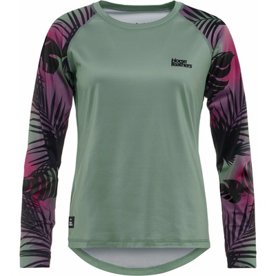 Horsefeathers DECO LS tmavo zelená Mix Dámsky