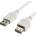 Roline Кабел Roline S3112-250, USB Type A(м) към USB Type A(ж), 1.8m, бежов