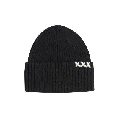 Beanie - vlněná čepice černá Scotch & Soda Velikost: ONE SIZE