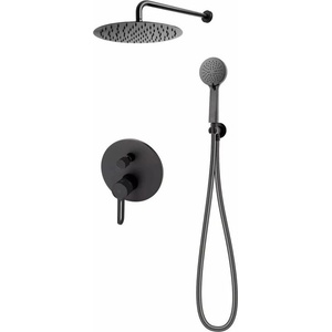 FDesign Вградена душ система FDesign Zaffiro, матово черно (FD1-ZFR-7PSET1-22)