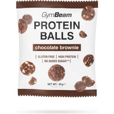 Protein Balls GymBeam čokoládové brownie 45 g