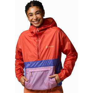 Cotopaxi Дамско ветроустойчиво яке Cotopaxi Teca Half-Zip Windbreaker smell the begonias
