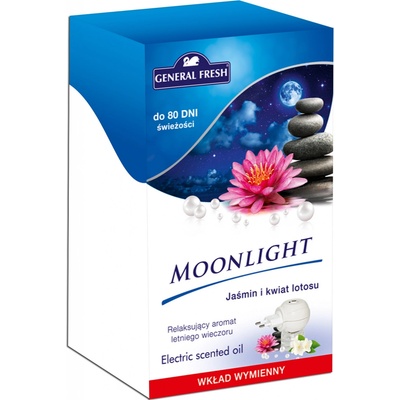 GENERAL FRESH elektrický osviežovač JAZMÍN A KVET LOTOSU náhradná náplň 25 ml