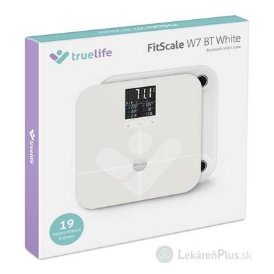 TrueLife FitScale W7 BT White inteligentná váha 1x1 ks