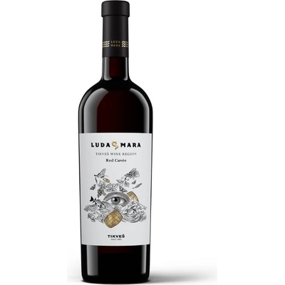 Тиквеш Luda Mara - червено вино 750ml