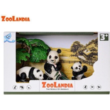 Zoolandia panda s mláďatami a doplnkami