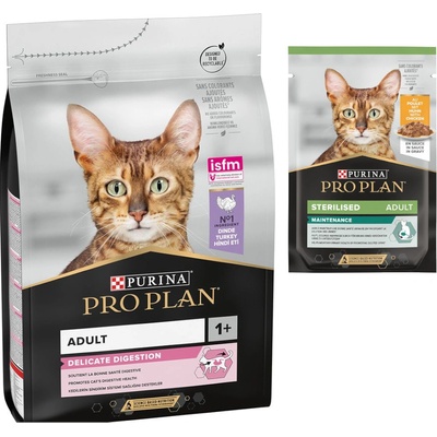 Pro Plan Cat Adult Delicate Digestion krůta 3 kg