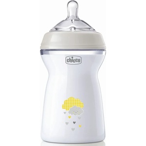 Chicco Шише Chicco - Natural Feeling, 3 капки, 330 ml, асортимент (N0203) - baby