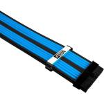 1stPlayer комплект удължителни кабели Custom Modding Cable Kit Black/Blue - ATX24P, EPS, PCI-e - BBL-001 (BBL-001)