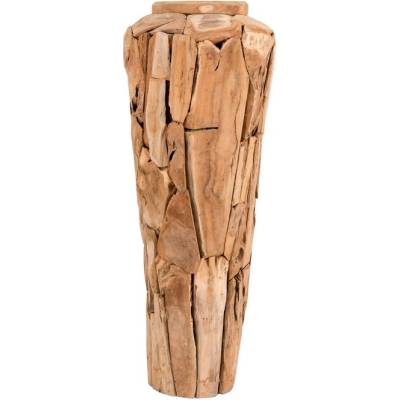 Sconto Drevená váza FLINT teak, výška 80 cm