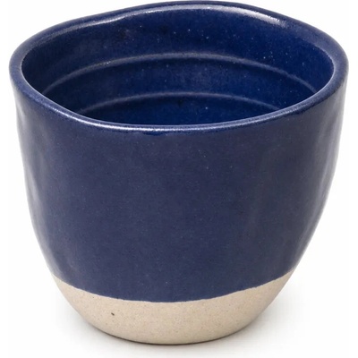 MIJ Šálka LOPSIDED modrá keramika 180 ml