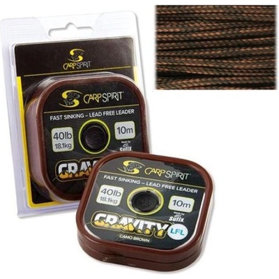 Carp Spirit Gravity UHL- Ultra Heavy Leadcore 10m 45lbs Camo Brown