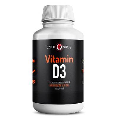 Czech Virus Vitamin D3 180 kapslí