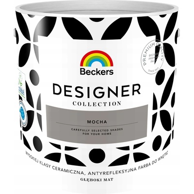 Beckers Keramická barva na stěny Designer Collection Mocha 2,5L
