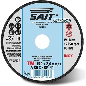 Sait Kotouč řezný 150 x 2,0 x 22,2 mm TM A30S 016268