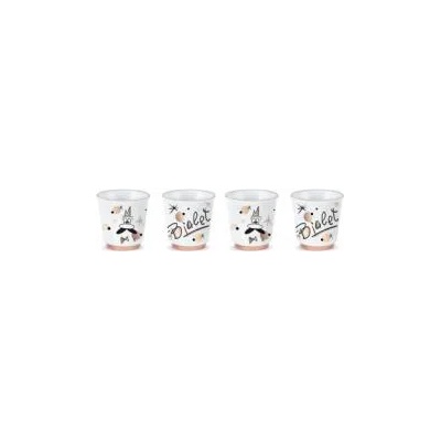 Bialetti Комплект от 4 броя чаши за кафе Bialetti Rose Gold (RSG010)