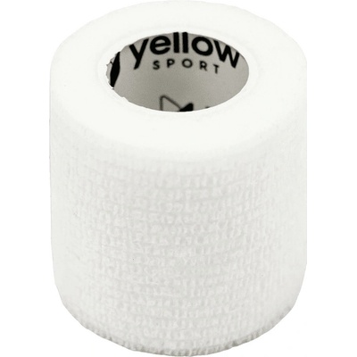 yellowSPORT Samolepiaca elastická bandáž 7,5 cm x 4,5 m Biela