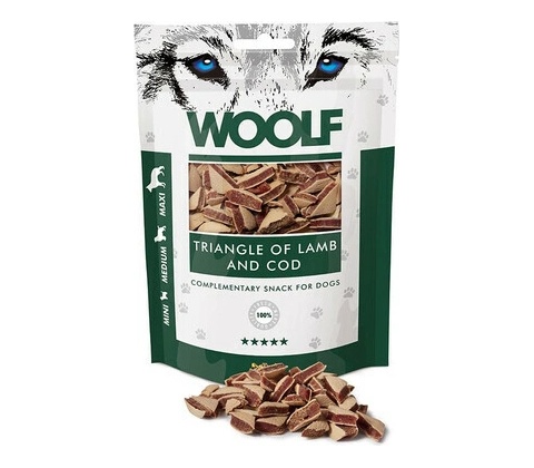 WOOLF Lamb and Cod Triangle 100 g