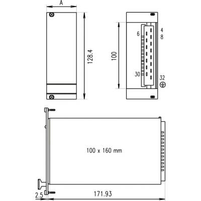 nVent SCHROFF 31006677 Přední panel 1 ks