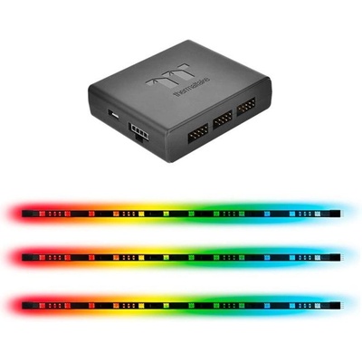 Thermaltake Lumi RGB Plus Strip LED лента за кутия за компютър, 3 броя в комплекта (CL-O014-PL00SW-A)