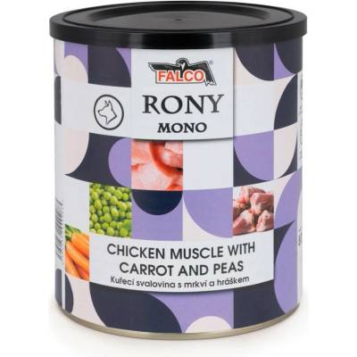 Rony Mono kuřecí svalovina s mrkví a hráškem 800 g