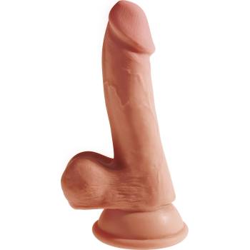 Pipedream King Cock Plus 6.5" Triple Density Cock with Balls Tan