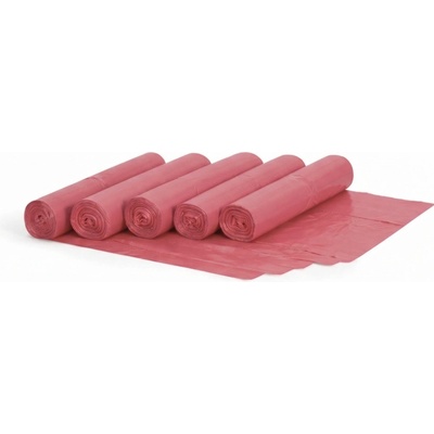 B2B Partner Pytle na odpad 120l LDPE 80µm 10 x 15 ks červený