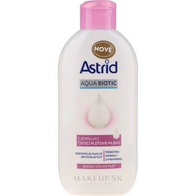 Astrid zjemňujúce čistiace pleťové mlieko na suchú a citlivú pleť 200 ml