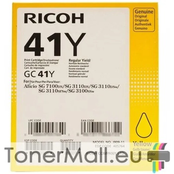Ricoh Мастилена касета RICOH GELJET GC 41Y Yellow