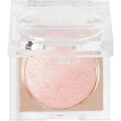 Makeup Revolution Beam Bright kompaktní pudrový rozjasňovač Pink Seduction 2,45 g – Zboží Dáma