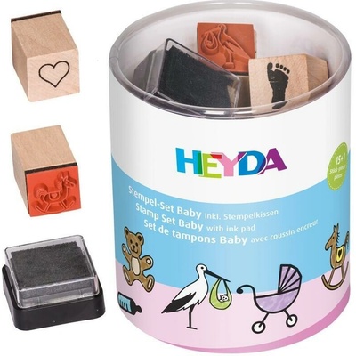 Heyda Dřevěná razítka baby