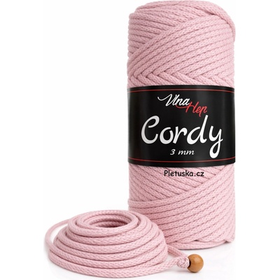 Cordy 3 mm růžová