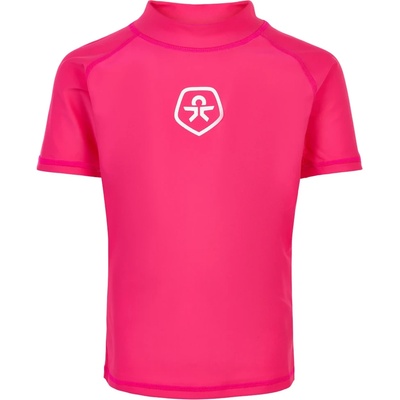 Color Kids Детска плажна тениска от ликра Color Kids Kid's T-Shirt Solid Lycra - Pink Yarrow - размер 104 (EU) (750-1344-0513)