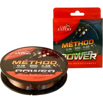 Carp expert power method feeder hnedá šnúra 200 m 0,18 mm hnedá 4,68 kg