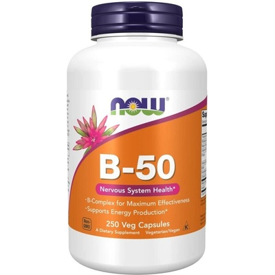 Now Foods B-50 Vitamín B Complex 250 veg kapsúl