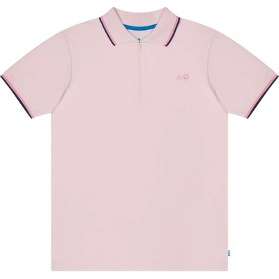 Australian Open Half-Zip AO Logo Růžový