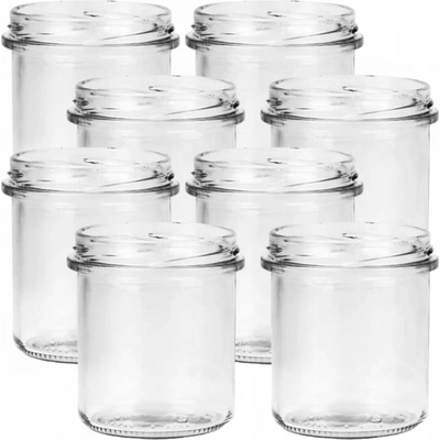 Gift Home Sklenené poháre na sviečky veľké 8 x 350 ml