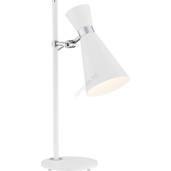 Argon 3890 - Настолна лампа LUKKA 1xE27/15W/230V бяла (AR3890)