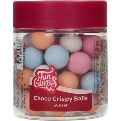 Cakesupplies Čokoládové guličky Crispy Balls Sunset 130 g