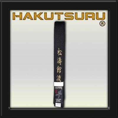 Hakutsuru Equipment Mistrovské Obi Shotokan-Ryu - Černé Sensei