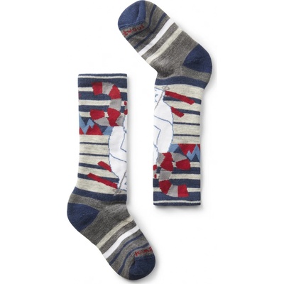 Smartwool K WINTERSPORT FC YETI PATTERN OTC alpine blue