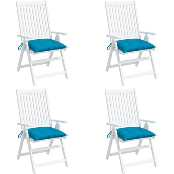 Image 1 of vidaXL Възглавници за палети 4 бр светлосини 50x50x7 см Оксфорд плат (361520)