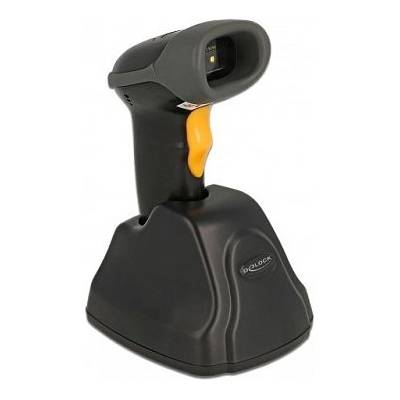 Delock 2 4 GHz Barcode Scanner 1D und 2D mit Ladestation 5 Sprachen (90518)