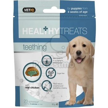 Mark&Chappell Healthy Treats Teething - Лакомства за награда за кученца 50 г