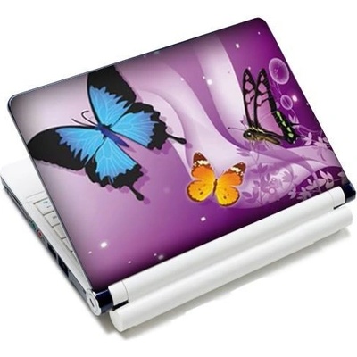 Samolepka, skin Huado na notebook 12"-15,6" Motýle vo fialovej