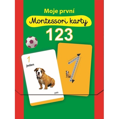 Moje první Montessori karty 123 CZ Karty