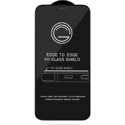 bGreen Стъклен протектор за дисплей bGreen 5D Slim с цяло лепило, За iPhone 12/12 Pro (6.1), Прозрачен, черен (5900495868091)