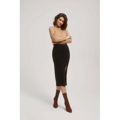 Moodo Права миди пола с цепка черна Moodo Moodo | Cheren | ЖЕНИ | XS