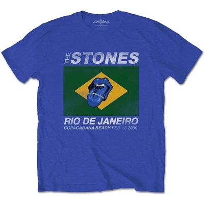 The Rolling Stones Copacabana Blue Royal Blue M Риза (<![CDATA[RSTS141MBL02]]>)